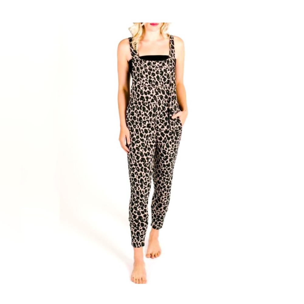 Smash + Tess Romperalls Leopard Print XXS